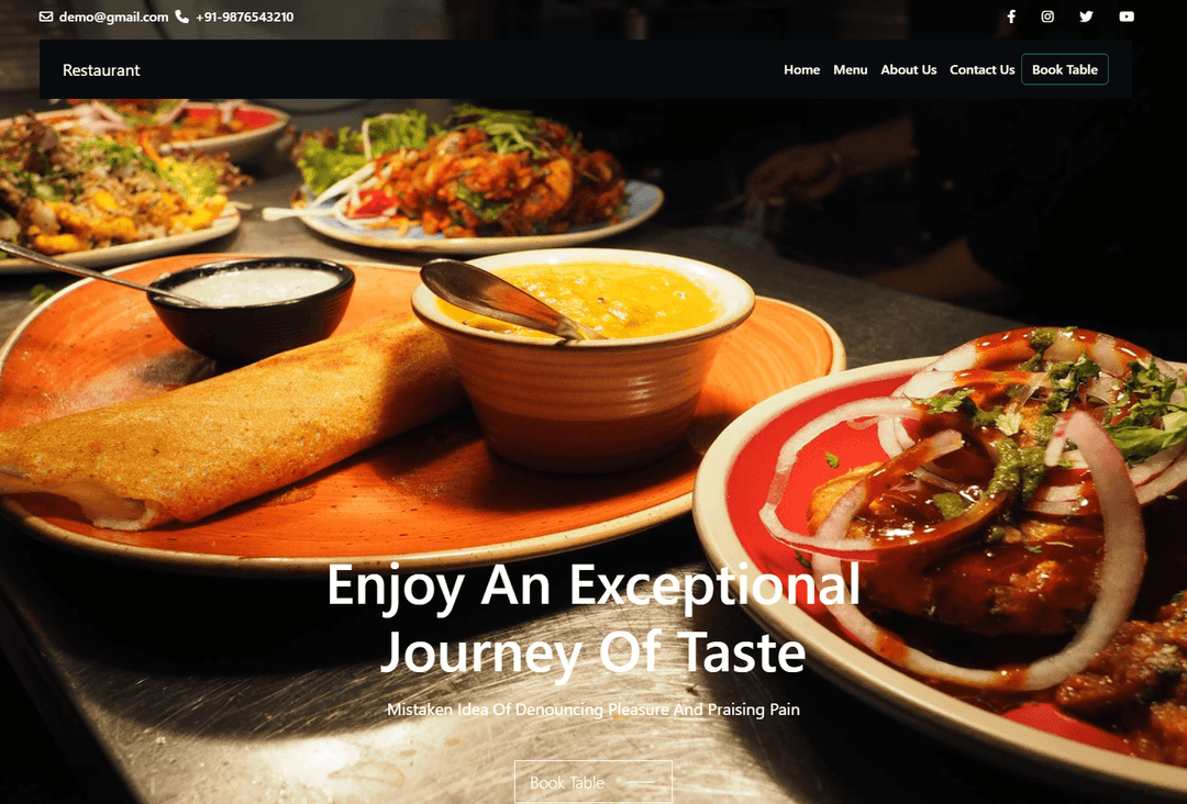 Restaurant Website